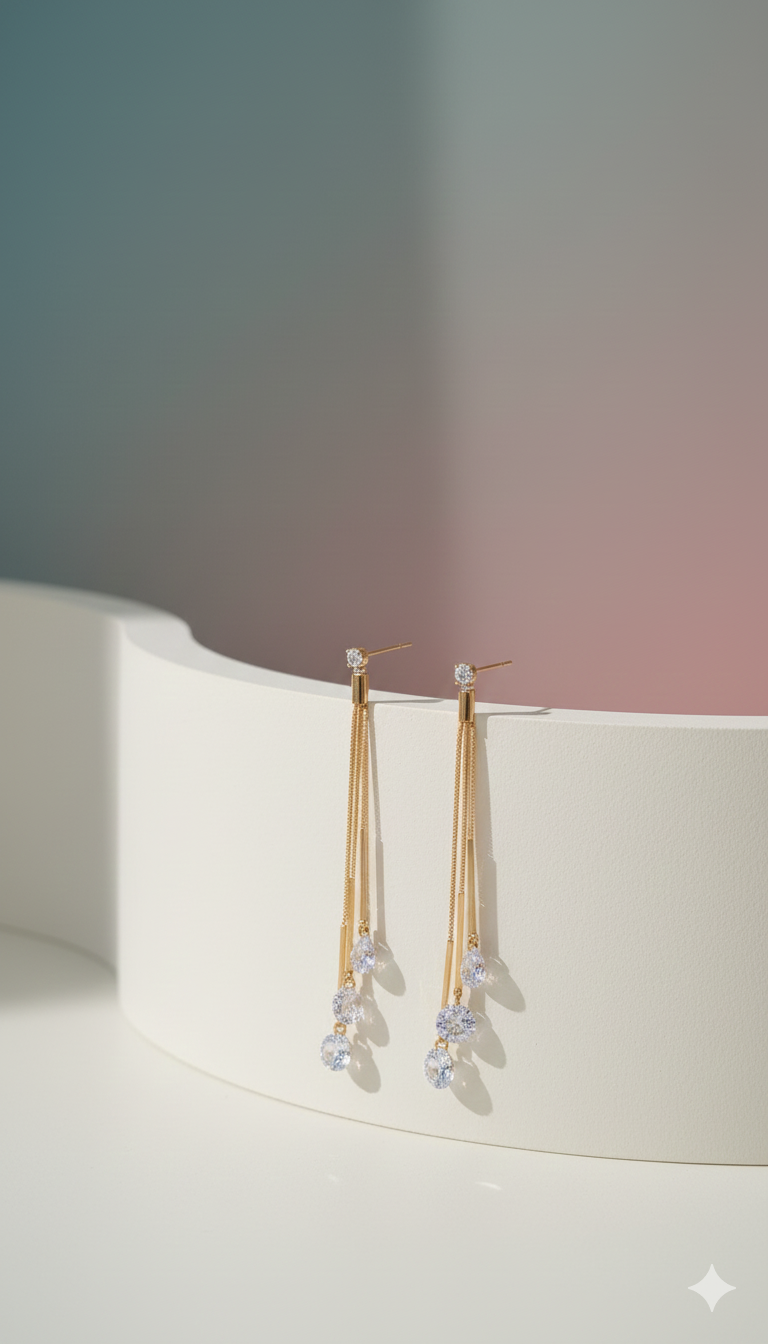 Holiday Sparkle: How to Choose Perfect Chain Earrings