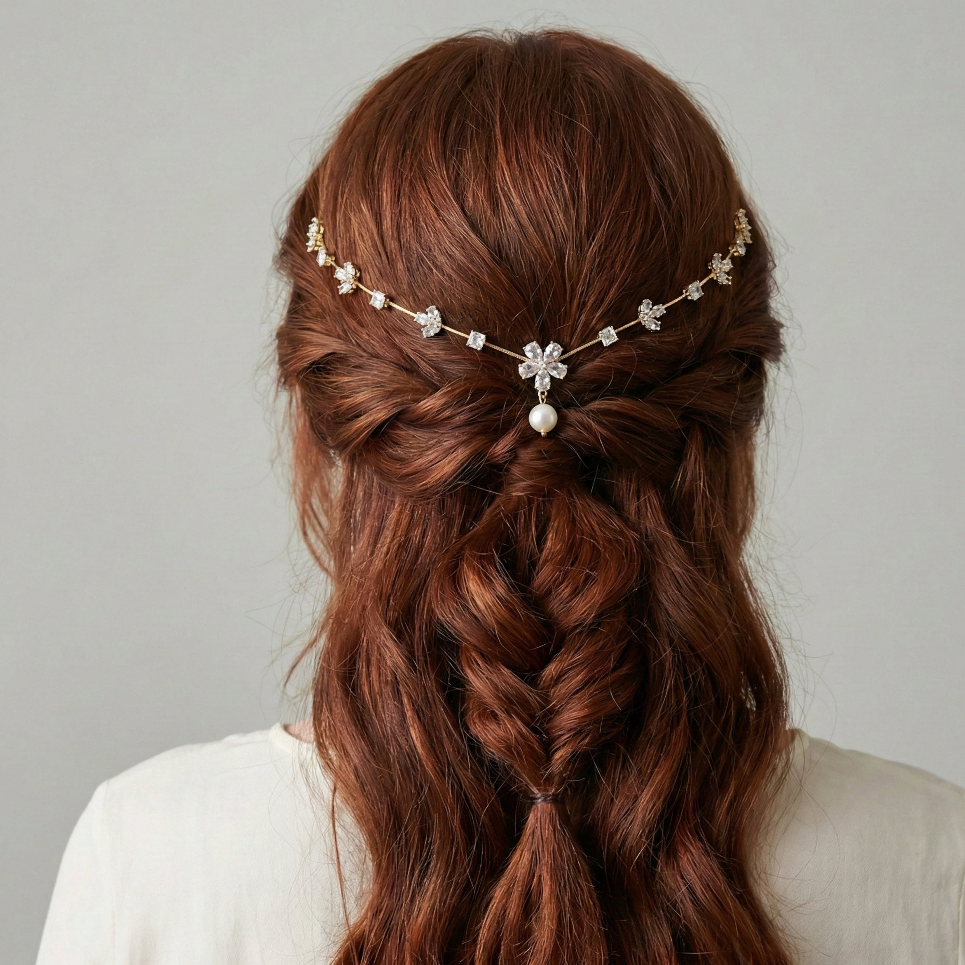 Hera Blossom Pearl Hair Halo