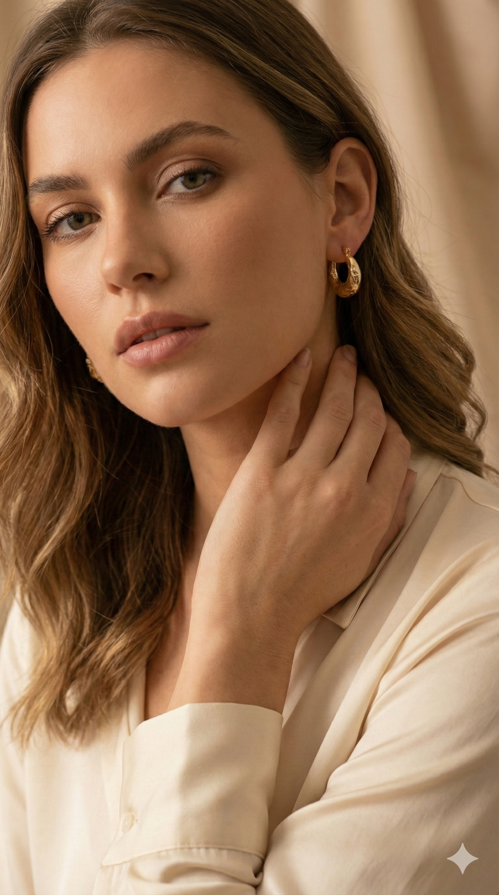 Carved Gold Chunky Hoop Earrings - Textured Huggies - ORYX TREND EaringElevate your earring stack with the ORYX trend Carved Gold Chunky Hoop Earrings. These small, substantial hoops feature a beautiful etched, starburst texture that catches the light and adds a vintage-inspired touch. Designed for comfortable, everyday wear, these huggies are the perfect size for adding a pop of golden glamour. A timeless and versatile addition to your ORYX trend collection of gold jewelry.Default Title#