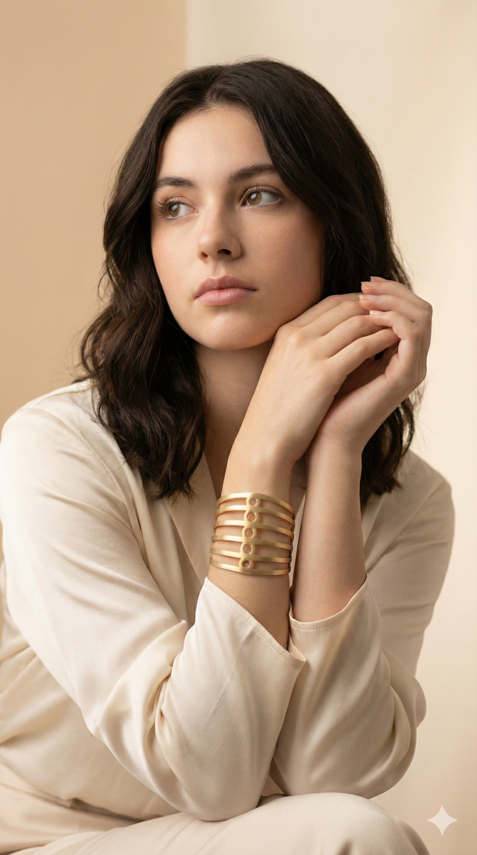 Celestial Charm Stackable Bracelet - ORYX TREND BraceletsAchieve the perfect layered look instantly with this 6-piece gold stackable bangle set. The adjustable cuff bracelets feature beautiful charms, including a crescent moon, heart, and stars, interspersed with dazzling crystal bands. This collection is perfect for adding a boho or celestial touch to any outfit and makes a great gift. Style: Stackable, Cuff, Layered, BohoDefault Title#