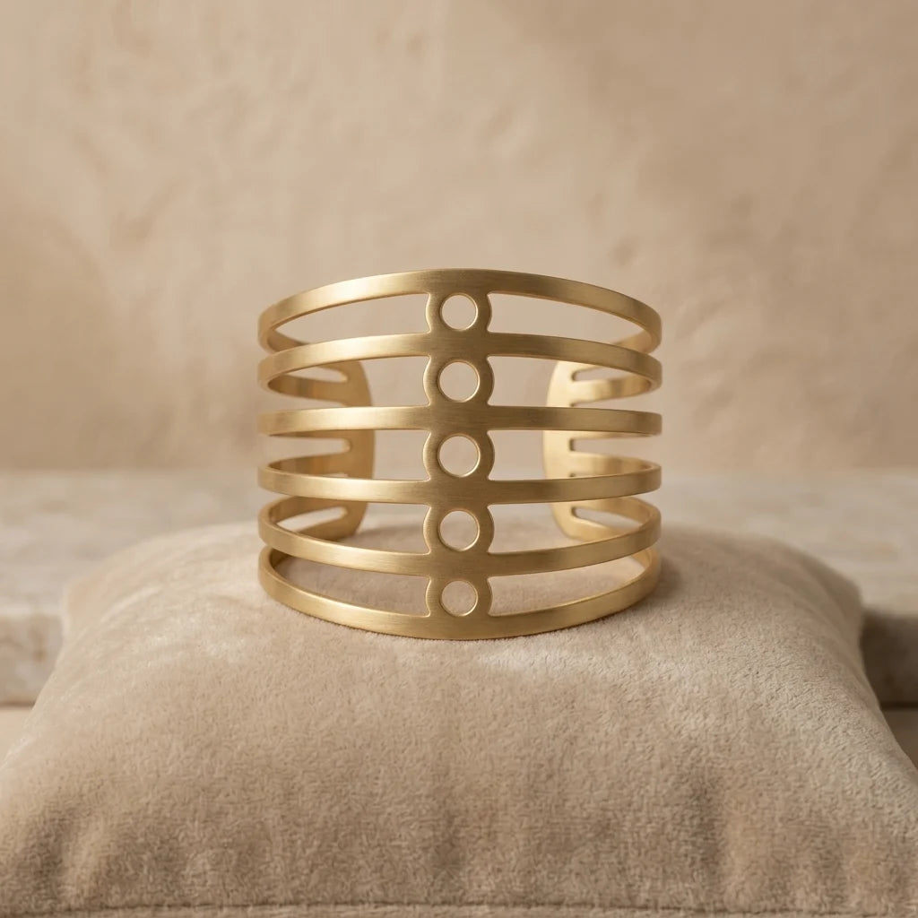 Celestial Charm Stackable Bracelet Set | 6 Piece Gold Bangle Set for Women