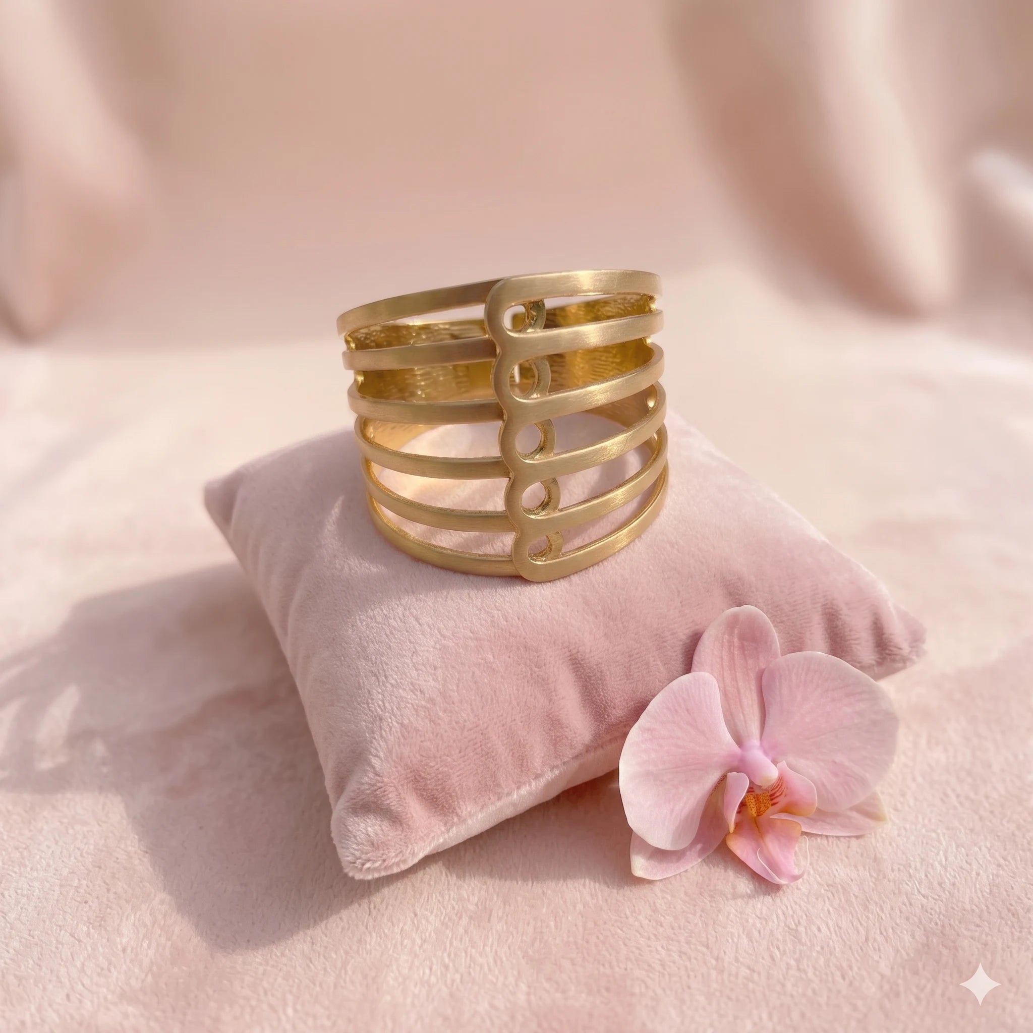 Celestial Charm Stackable Bracelet Set | 6 Piece Gold Bangle Set for Women