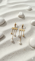 Cloud Dangle Drop Earrings