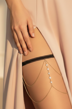 Crystal Veil Thigh Chain