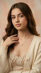 Dainty Crescent Moon & Star Necklace - Celestial Layering Jewelry