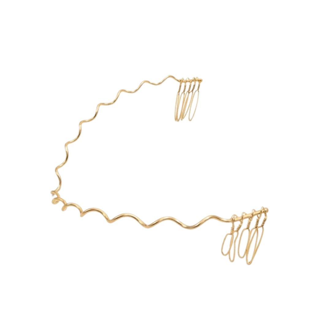 Elegant Slim Gold Headband