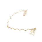 Elegant Slim Gold Headband