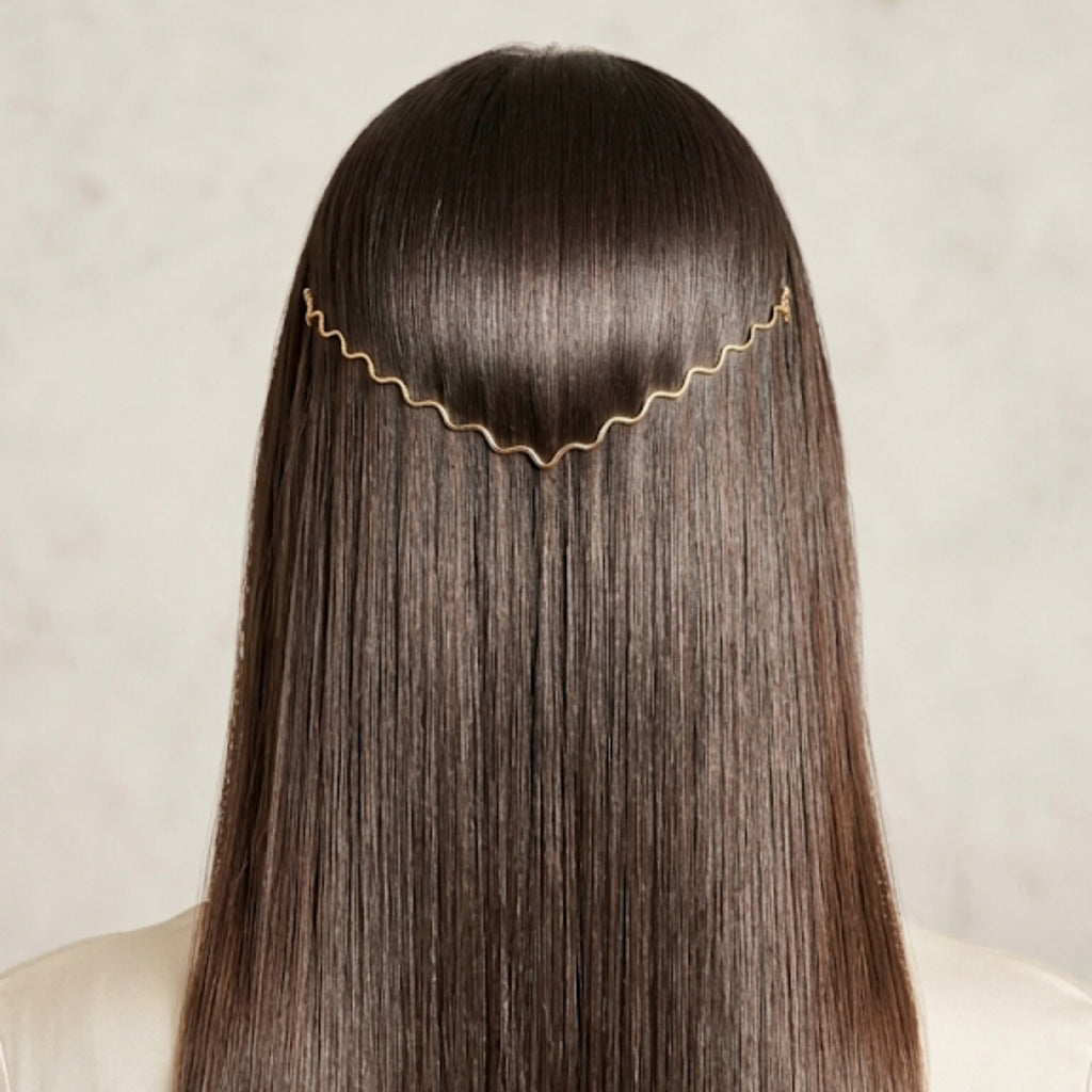 Elegant Slim Gold Headband