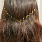 Elegant Slim Gold Headband