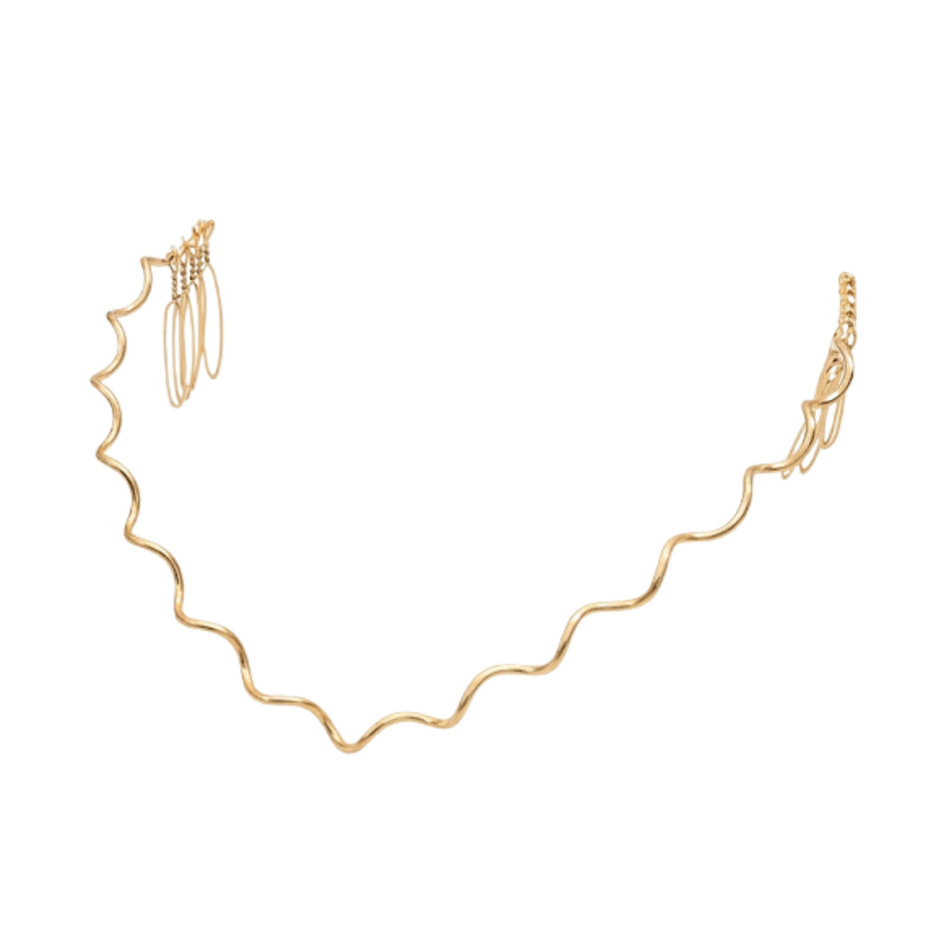 Elegant Slim Gold Headband