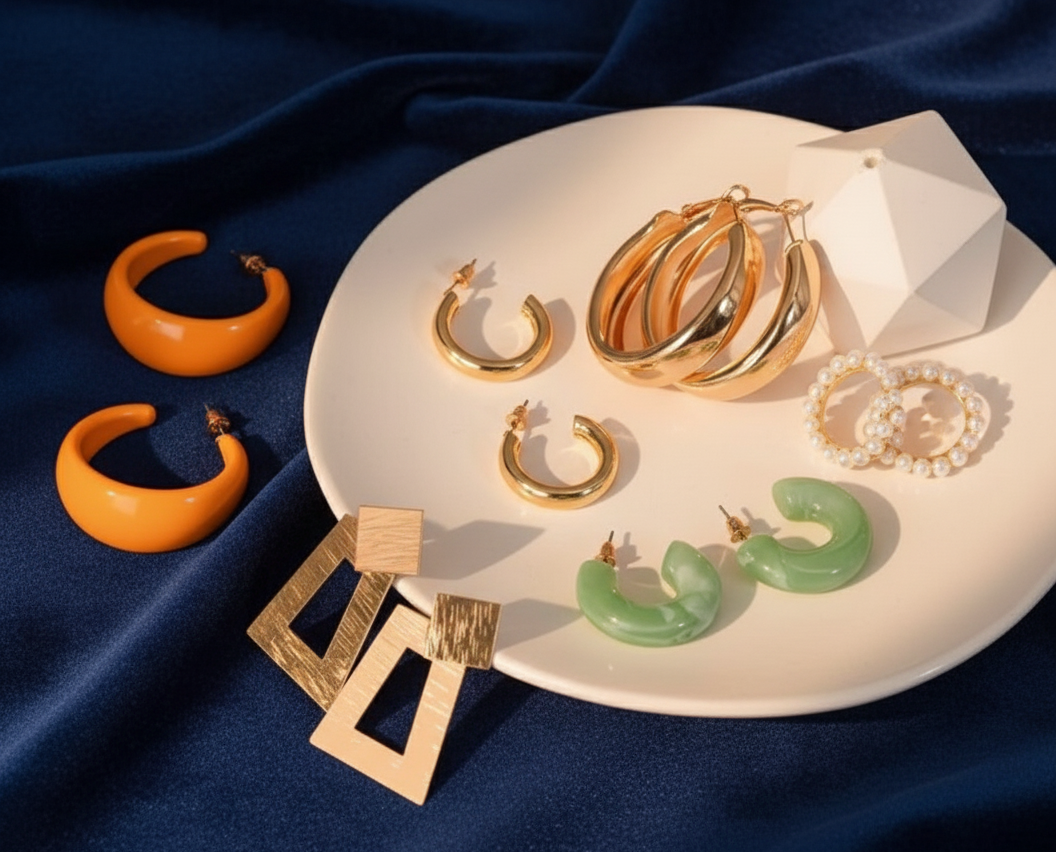 Color-Block Mixed Media Hoop Set for Everyday Use