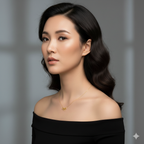 Elegant Gold Bow Pendant Necklace