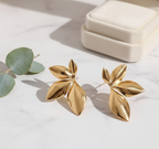 Glossy Leaf Earrings