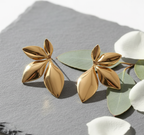 Glossy Leaf Earrings