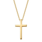 Gold Cross Necklace - ORYX TREND NecklaceClassic Gold Cross Pendant Necklace Elevate your everyday style with this beautifully crafted gold cross necklace. Featuring a sleek, high-polish finish and a minimalist design, this piece offers a timeless symbol of faith and grace. Suspended from a delicate yet durable cable chain, it’s the perfect accessory for layering or wearing alone as a sophisticated statement piece.Default Title#