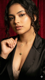 Gold Heart Drop Necklace