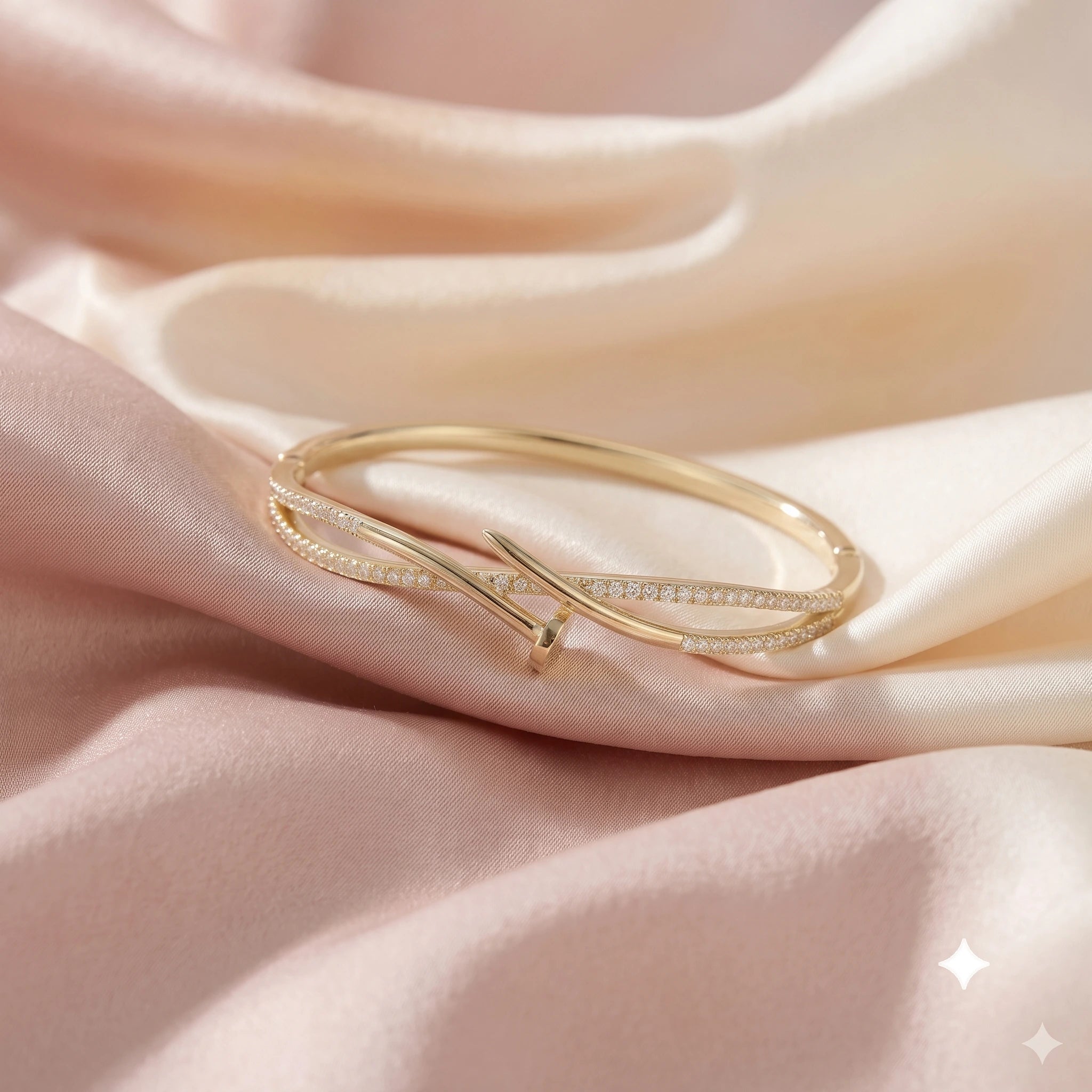 Gold Infinity Bracelet for Women | Elegant Gold Bracelet | Fashion Jewellery Gift