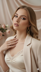 Gold Link Chain Drop Earrings - ORYX TREND EaringMake a subtle yet stylish impact with these Gold Link Chain Drop Earrings. Featuring three interlocking oval loops, this design offers a modern, minimalist take on classic chain-link jewelry. Lightweight and polished, they are the perfect versatile statement piece for daily wear or an evening out. A must-have for lovers of contemporary gold accessories. Style: Drop, Chain Link, Minimalist, ContemporaryDefault Title#