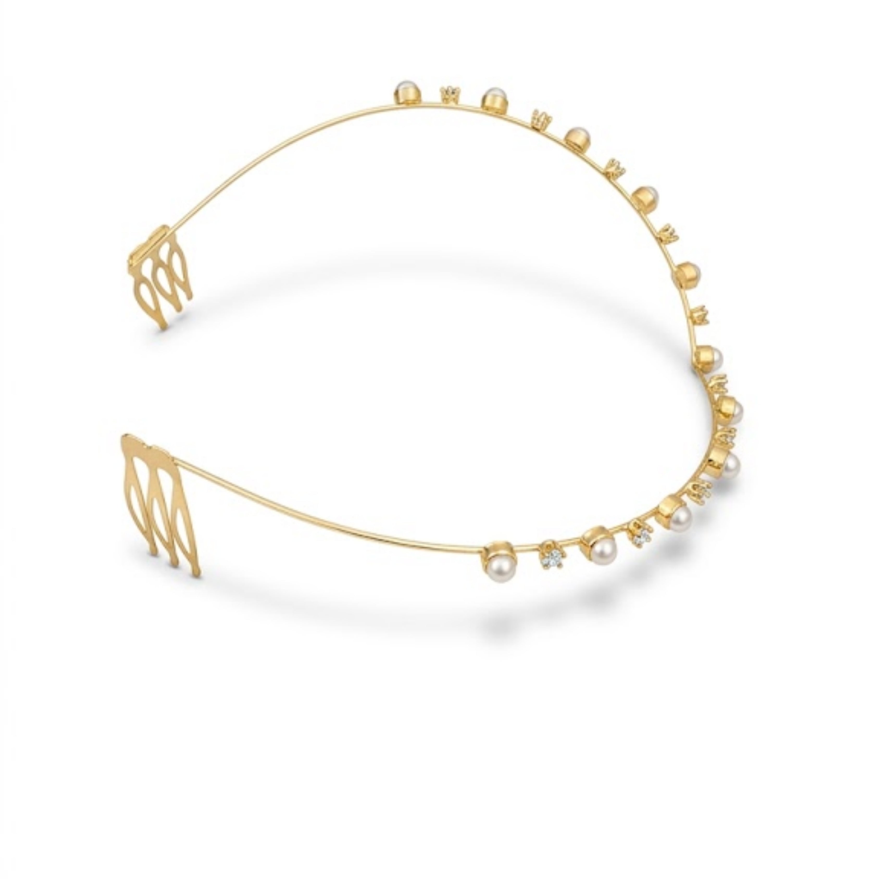 Gold Pearl Floral Hairband for Women & Girls - ORYX TREND Hair HaloAdd a touch of elegance to your look with this beautifully crafted gold pearl hairband. Designed with delicate pearls and floral accents, this lightweight headband offers a perfect blend of minimal style and premium feel. Ideal for weddings, parties, festive occasions, or everyday glam, it ensures a comfortable fit while enhancing your hairstyle effortlessly.Default Title#