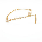 Gold Pearl Floral Hairband for Women & Girls - ORYX TREND Hair HaloAdd a touch of elegance to your look with this beautifully crafted gold pearl hairband. Designed with delicate pearls and floral accents, this lightweight headband offers a perfect blend of minimal style and premium feel. Ideal for weddings, parties, festive occasions, or everyday glam, it ensures a comfortable fit while enhancing your hairstyle effortlessly.Default Title#