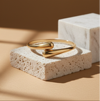 Golden Floral Cluster Ring and bracelet - ORYX TREND BraceletsDefault Title#