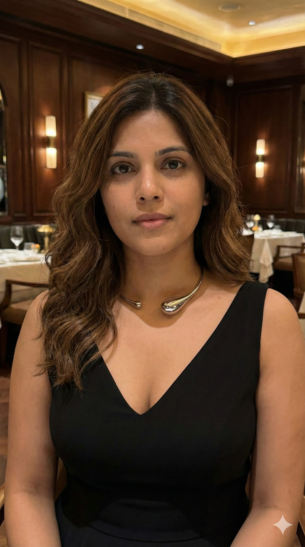 Luna Drop Torque Necklace