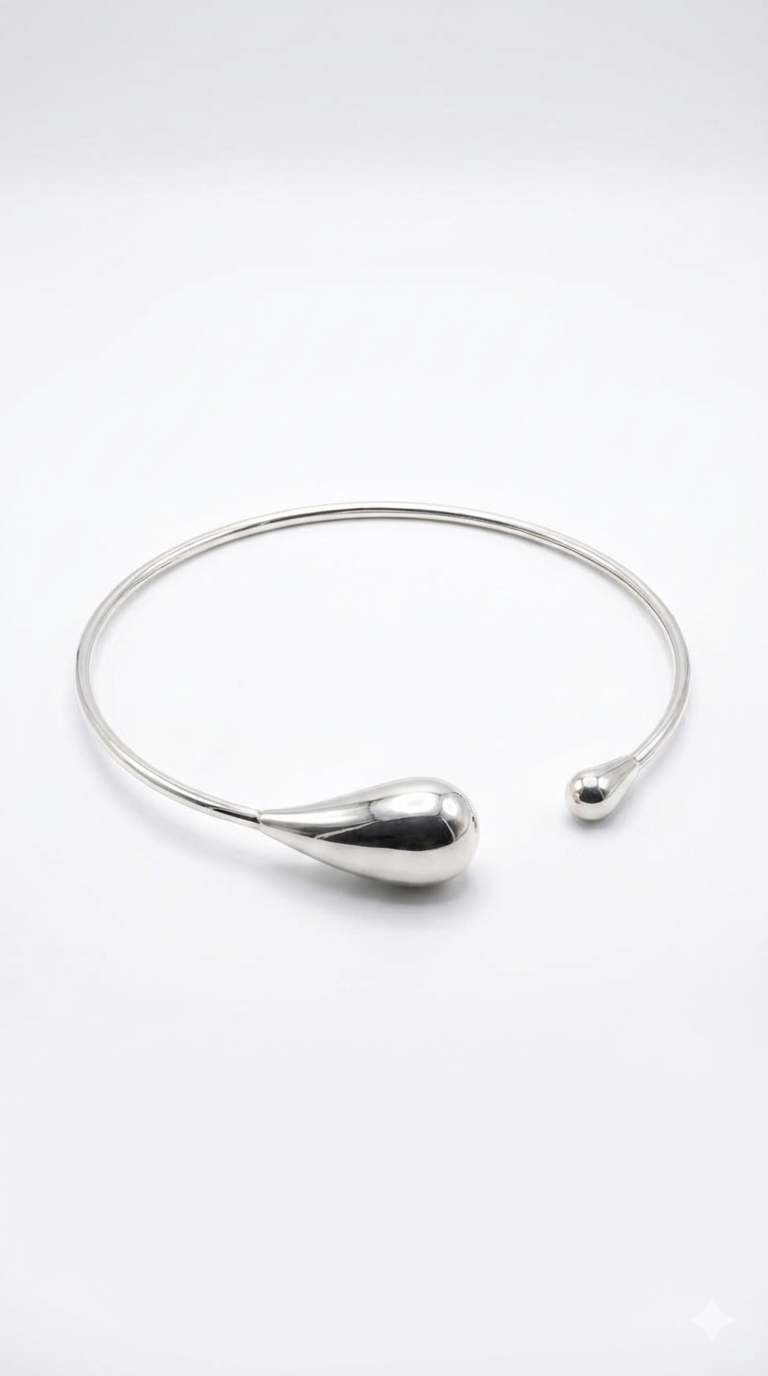 Luna Drop Torque Necklace