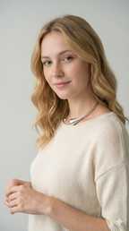 Luna Drop Torque Necklace