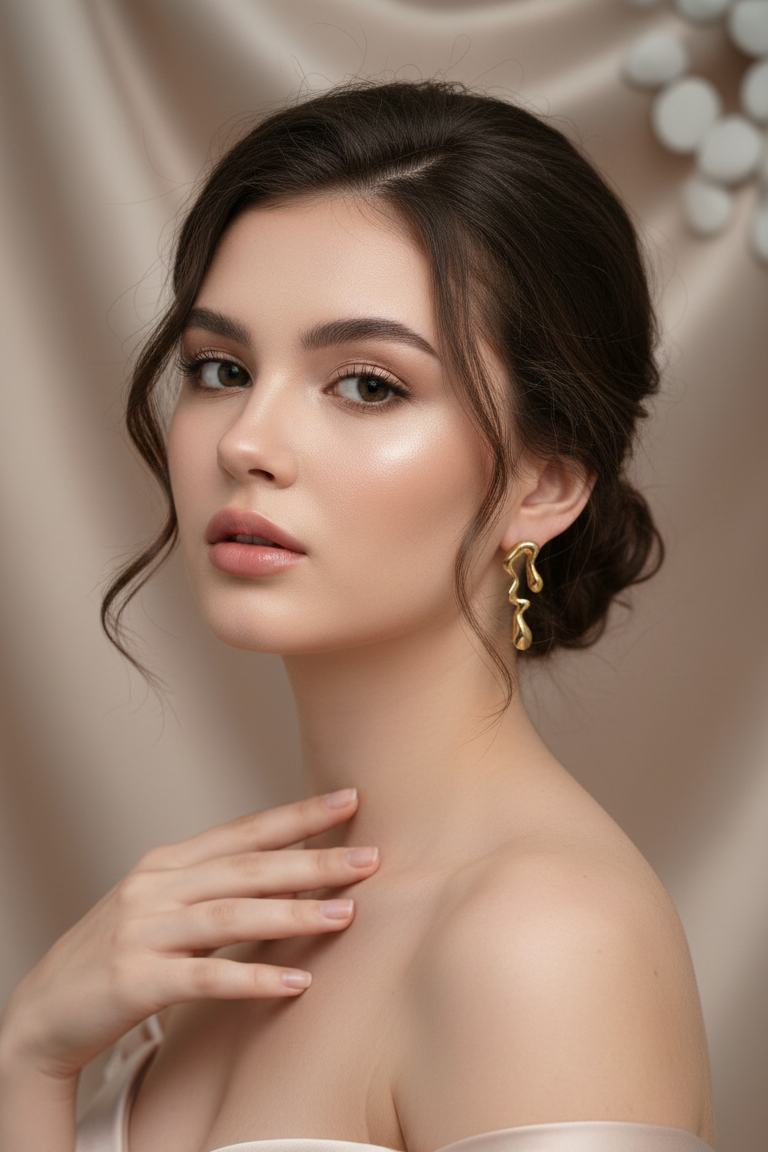 Melted Gold Drip Stud Earrings - ORYX TREND EaringMake a modern statement with these captivating Melted Gold Drip Stud Earrings. Featuring a popular liquid metal or abstract design, these studs mimic the look of dripping gold, offering a unique, sculptural touch to any ensemble. Perfect for the fashion-forward individual seeking edgy, contemporary jewelry. Lightweight and polished for high shine. Style: Abstract, Liquid Metal, Drip, ModernDefault Title#