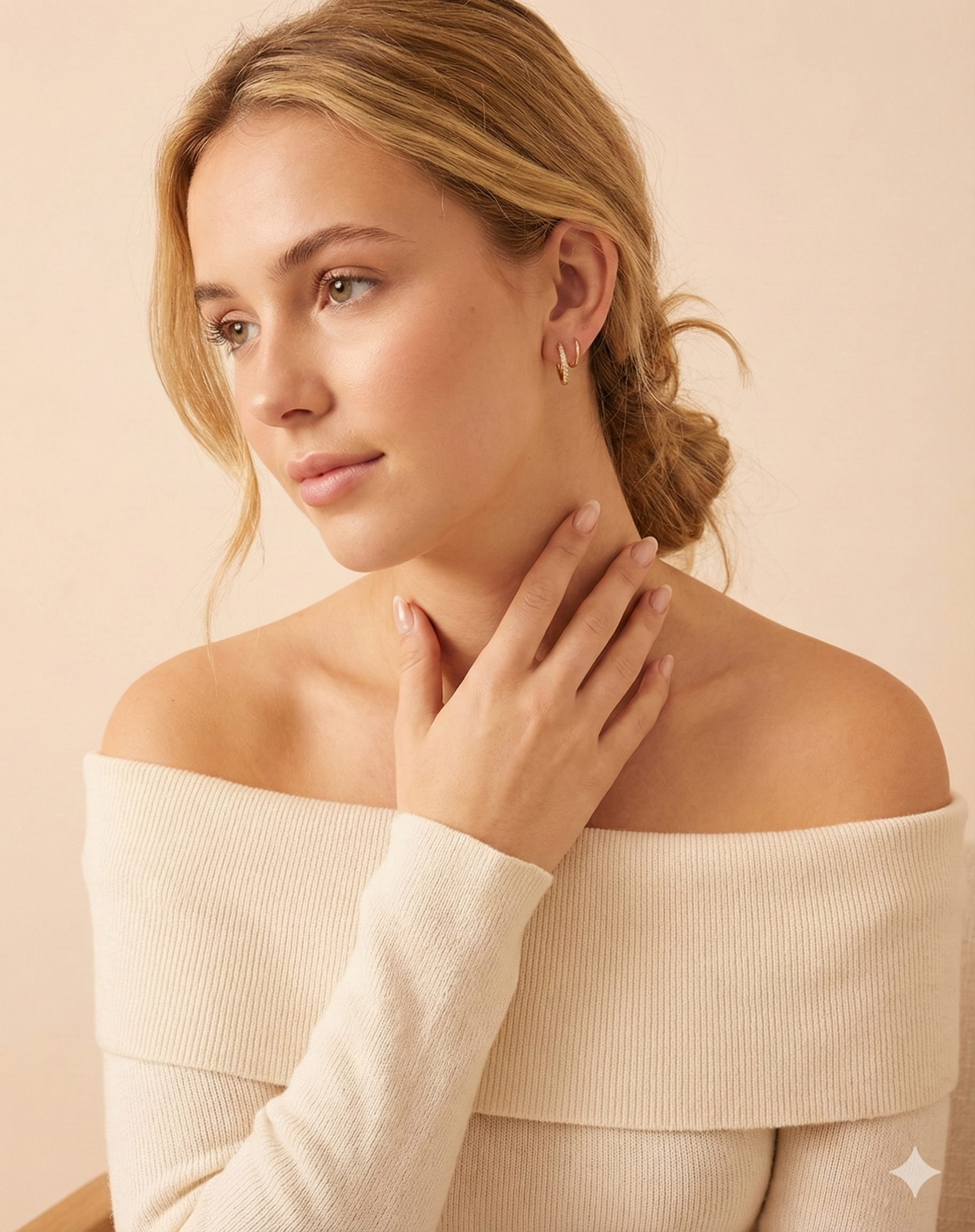 Minimal Gold Hoop Earrings