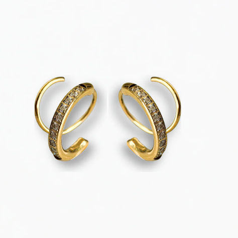 Minimal Gold Hoop Earrings | Small Gold Hoops for Women | Everyday Fashion Earrings