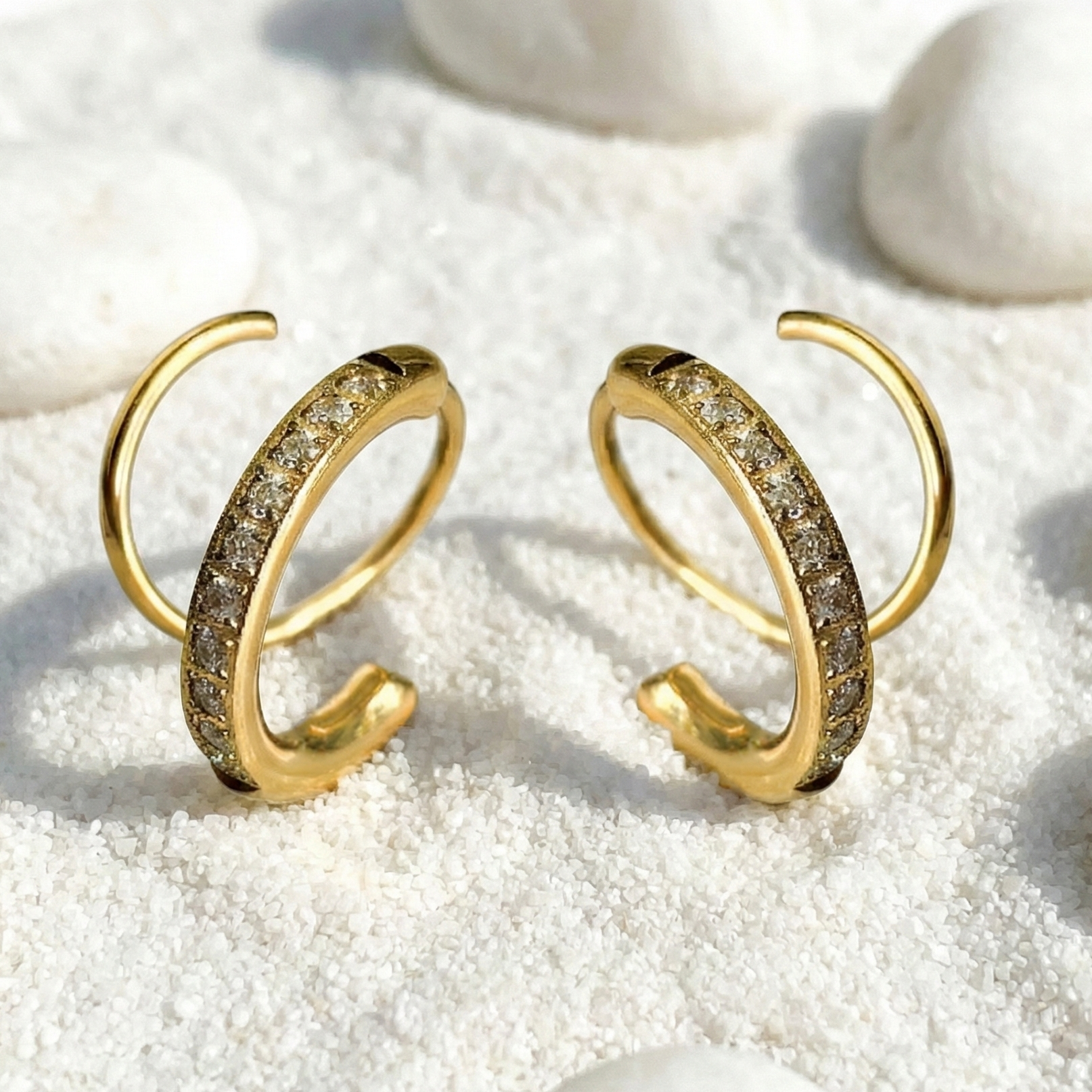 Minimal Gold Hoop Earrings | Small Gold Hoops for Women | Everyday Fashion Earrings