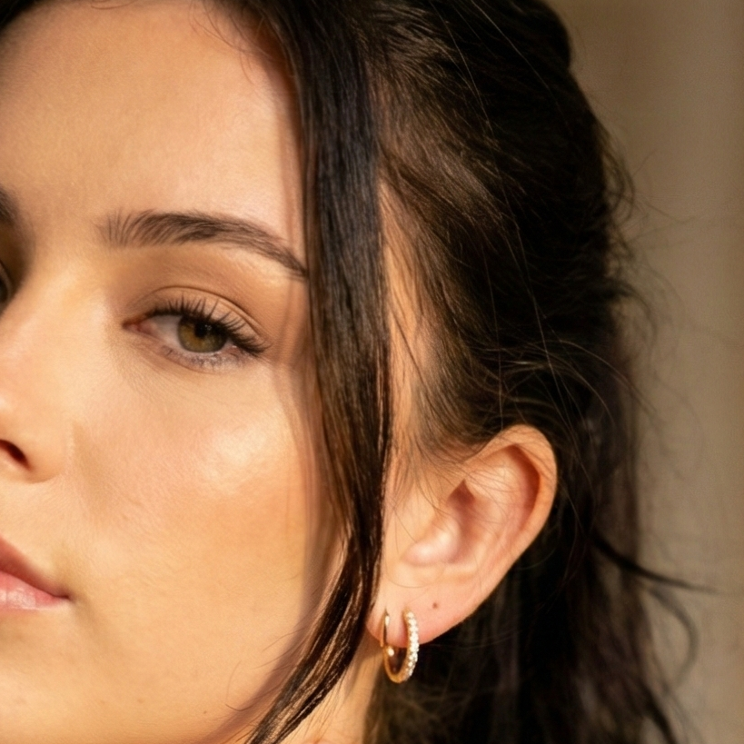 Minimal Gold Hoop Earrings | Small Gold Hoops for Women | Everyday Fashion Earrings