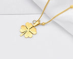 Minimalist Four-Leaf Clover Necklace for Women - ORYX TREND NecklaceOur new four-leaf clover necklace combines timeless design with a touch of luck. Featuring a stunning clover pendant and a minimalist beaded chain, this piece is a must-have for your jewelry collection. Made with high-quality, durable materials.Default Title#