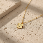 Minimalist Four-Leaf Clover Necklace for Women - ORYX TREND NecklaceOur new four-leaf clover necklace combines timeless design with a touch of luck. Featuring a stunning clover pendant and a minimalist beaded chain, this piece is a must-have for your jewelry collection. Made with high-quality, durable materials.Default Title#