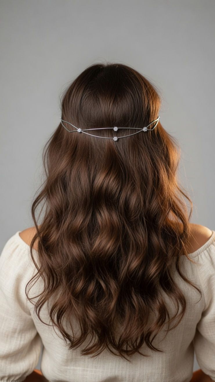 Moonlit Princess Silver Hair Tiara