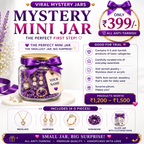 Mystery Jar – Premium Surprise Jewellery Gift Box  | Perfect Gift for Women & Girls - ORYX TREND Mini Jar#