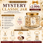 Mystery Jar – Premium Surprise Jewellery Gift Box  | Perfect Gift for Women & Girls - ORYX TREND Mini Jar#