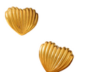 Quinn Heart Earrings - Gold Plated