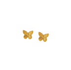 Tiny Gold Butterfly Stud Earrings - ORYX TREND EaringSimple, petite, and delicate butterfly-shaped stud earrings.Default Title#