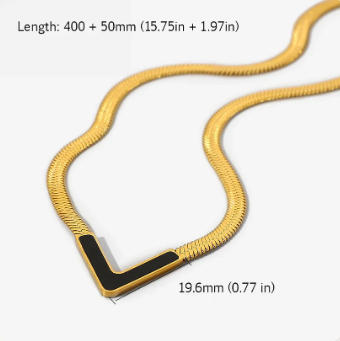 V Shape Necklace for Women | Gold Chevron Pendant Necklace | Minimalist Collarbone Necklace