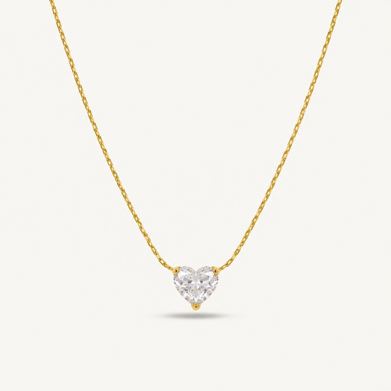 Heart Crystal Necklace for Women