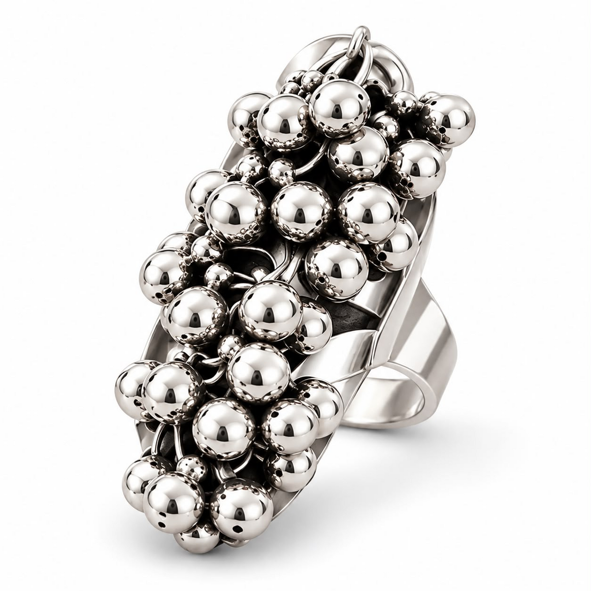 Oxidised Silver Ghungroo Bracelet for Women
