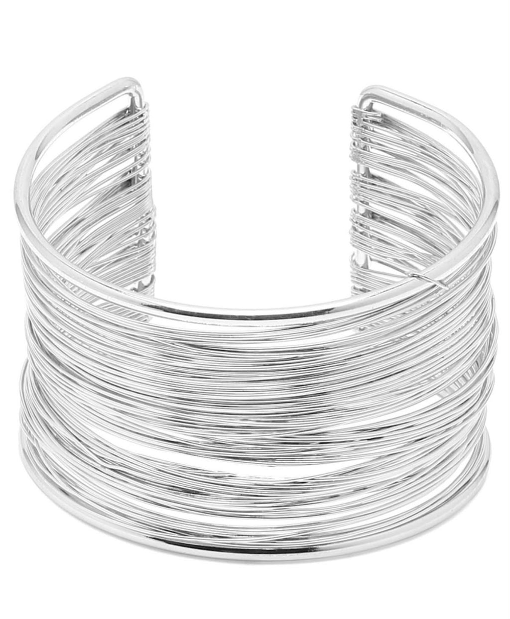 Silver Oxidised Multi Layer Bangle Bracelet for Women
