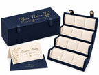 Personalized Jewelry Organizer Box – Elegant Gift for Women, Custom Name Jewelry Storage Case